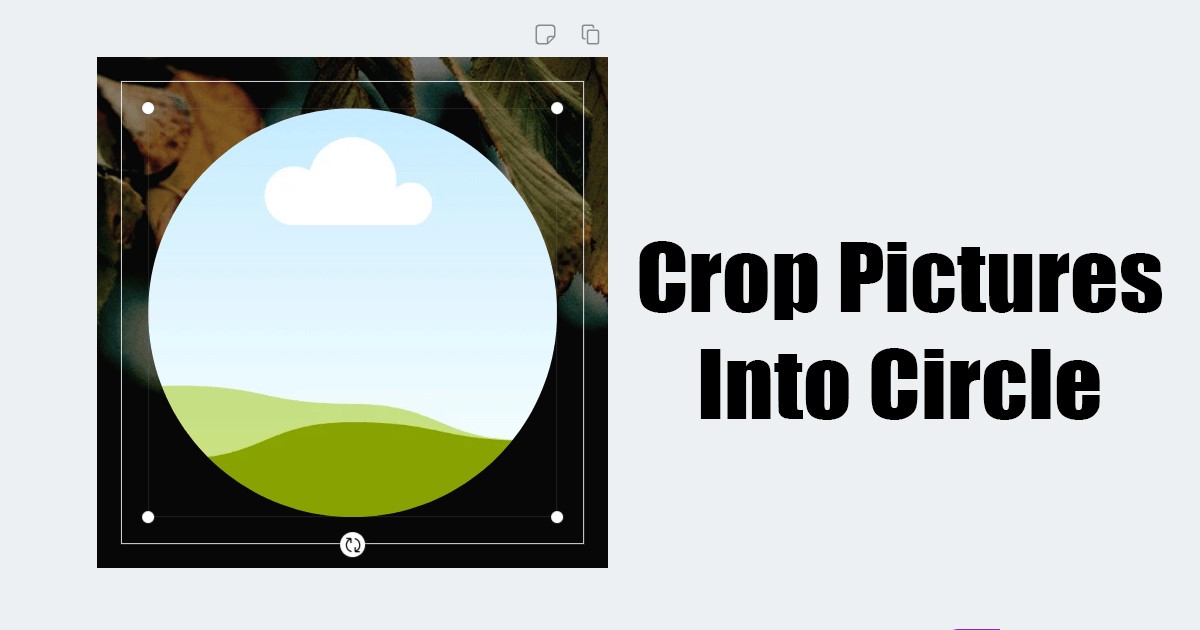 How to Crop a Picture into a Circle on PC (5 Methods)
