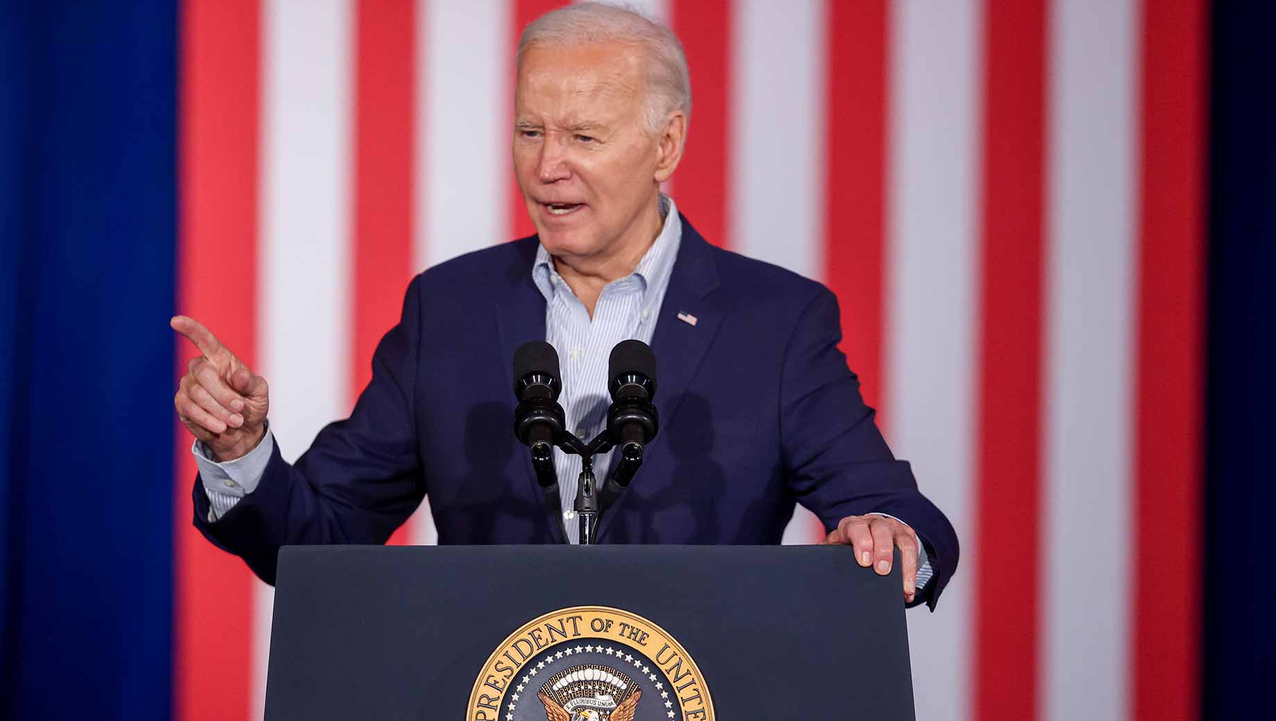 Biden’s Job Rating Steady at 40%; Middle East Approval at 27%